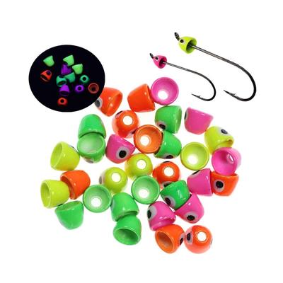 Bimoo UV-Lackauge, Messingkegelkopf, Perlen, Woolly Buggers, Streamer, Nymphen, Forellen, Salzwasser-Angelfliegen, Köderbindematerialien