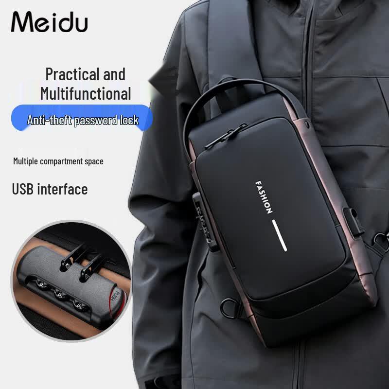 Men s Multi-functional Anti-theft Crossbody Chest Bag