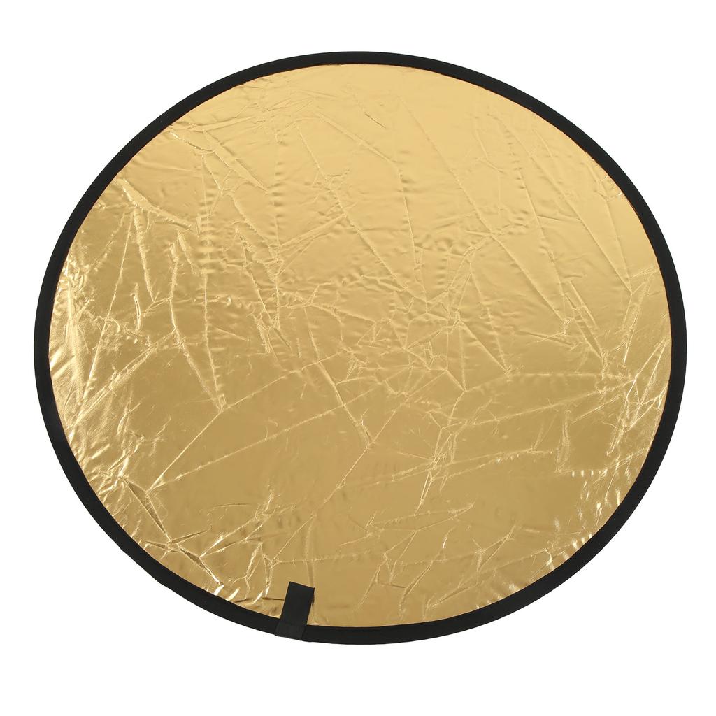 Silver Gold 2 In 1 Reflector Portable Round Light Reflector for Photography Photo Lighting
