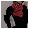 Women's Winter Plaid Scarf - Thick, Warm, Outdoor Neck Warmer for Christmas & New Year