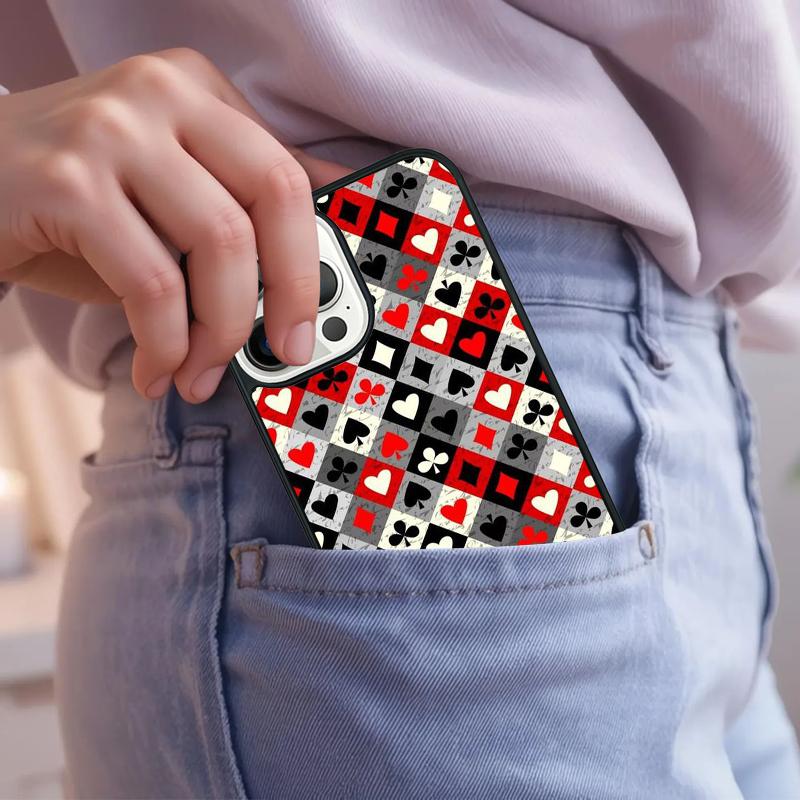 Cards Casino Ace Of Spades Phone Case For iPhone 17 Air 15 16e 14 13 Pro Max Coque 12 11 Pro Max PLUS cover