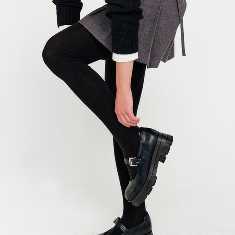 LOOKAST Janet Cotton Tights_Black / JANET COTTEN TIGHTS_BLACK