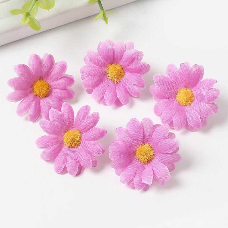 Mori Sonnenblume & Chrysantheme Seidenblumen für Foto-Requisiten & DIY-Bastelarbeiten