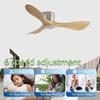 6 Speed Adjustable Energy Saving Electric Fan Remote & Quiet DC Motor Household Fan Modern Industrial Ceiling Fan