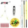 FTK Hand Pole, Stream Pole, Short Section Fishing Rod,  Adjustable Crucian Carp Fishing Rod, Novice Beginner's Fishing Rod Set