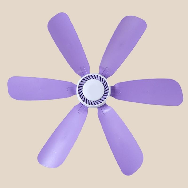 Rechargeable Hanging Fan 17.7inch Portable Cooling Device 4 Adjustable Speeds Timers Function USB Operated Indoor Outdoor