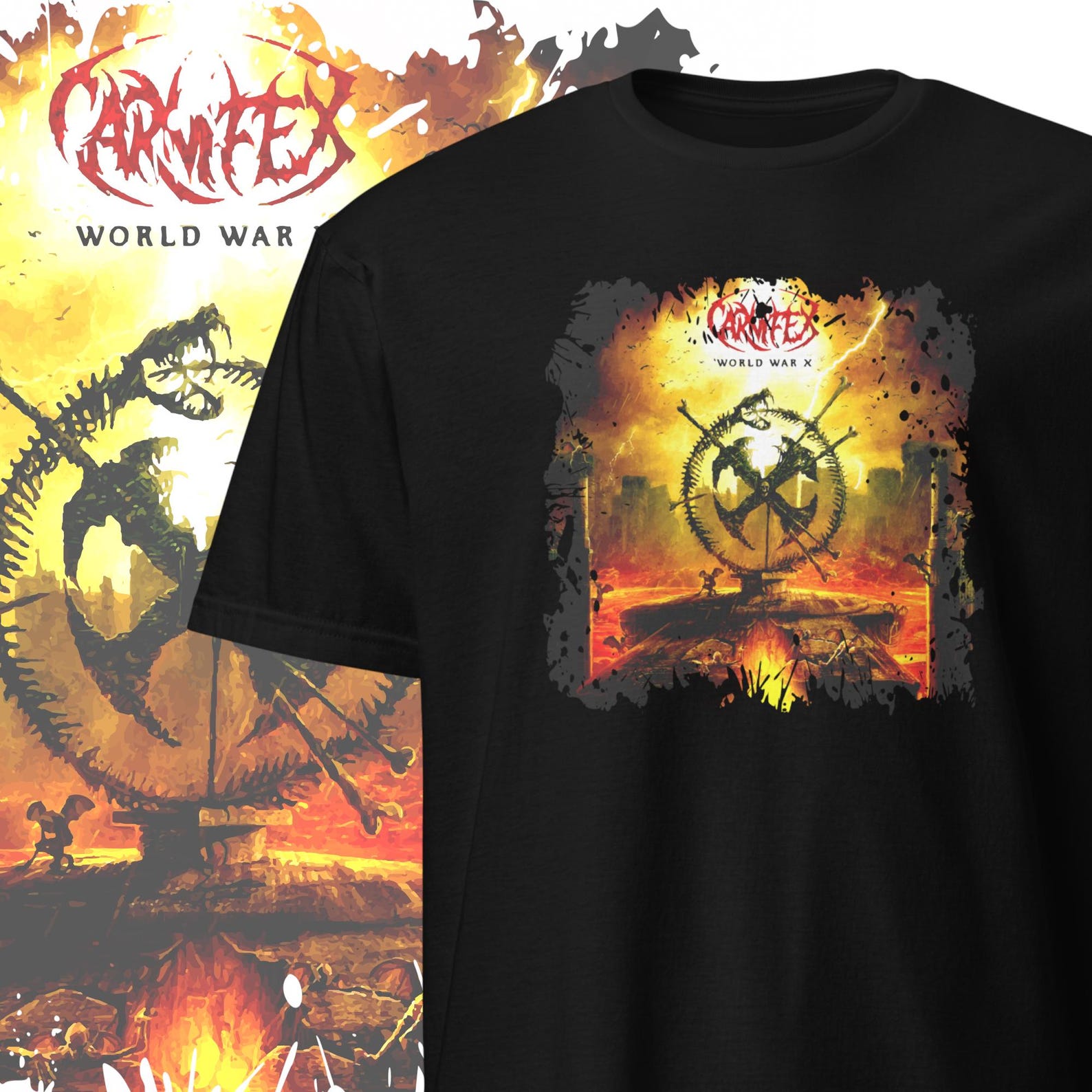 Carnifex Band T shirt Deathcore Clothing L