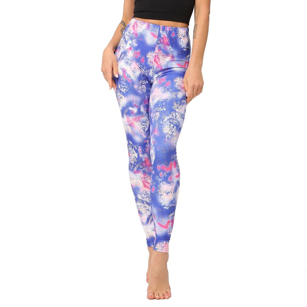 Floral Leggings High Waist Paisley Printed Legging For Women Highly Stretchable Fitness Tights Yoga Pants Workout Sportswear