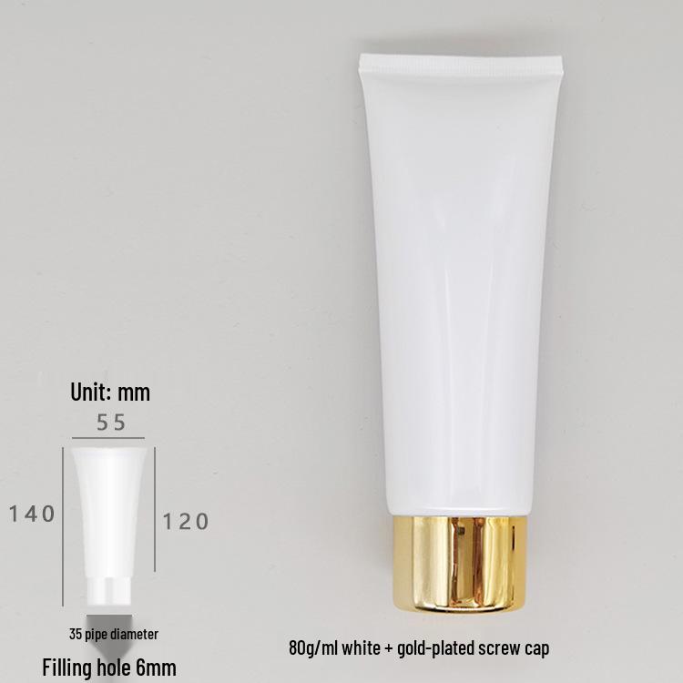 80g 80ml Čistiaci prípravok na tvár, Opaľovací krém a Krém na ruky v bielom balení