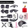 Kit Erotic SM pentru Adulți: Mască de ochi, Zăbală, Bici de piele și Corzi de legare