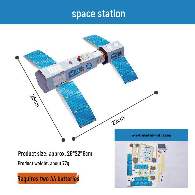 Children s DIY Space Station Science Kit: Kindergarten Aerospace Crafts