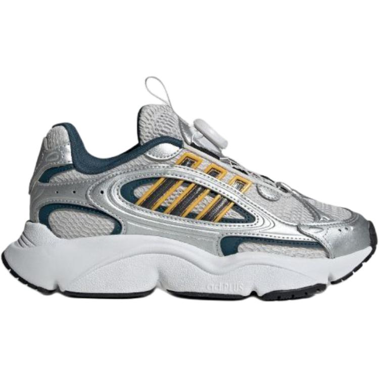 Adidas Originals Ozmillen Boa Soft Comfortable Durable Low Top Kids Running Shoes Men Running Shoes White Black JR8368