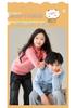 Children's Cozy Thick Wool Turtleneck Sweater - Solid Color, Loose Fit, Long Sleeve, Autumn/Winter Base Layer