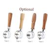 54mm Coffee Bottomless Portafilter with Filter Basket & Wooden Handle Replacement for   880/870/850 Coffee NaMachine Tool Reusable Alloy Filter