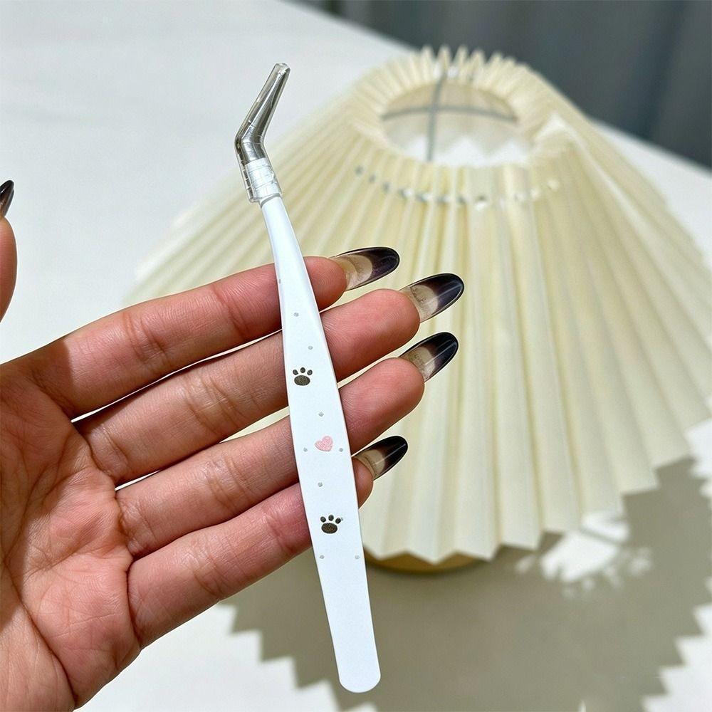 High Precision False Eyelash Tweezers Anti-static Lashes Extension Tweezer  Beauty Makeup Tools