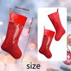 Present Bag Large Colorful Sequins Christmas Stocking for Family Celebration Holiday Indoor and Outdoor Decoration