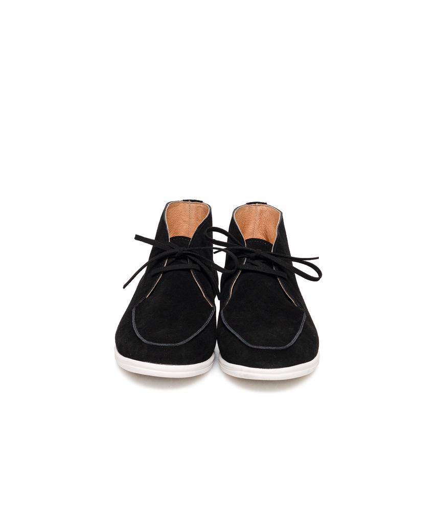 Allclassic Alc4408 Resort Lace-Up Ankle Boots_Black Suede