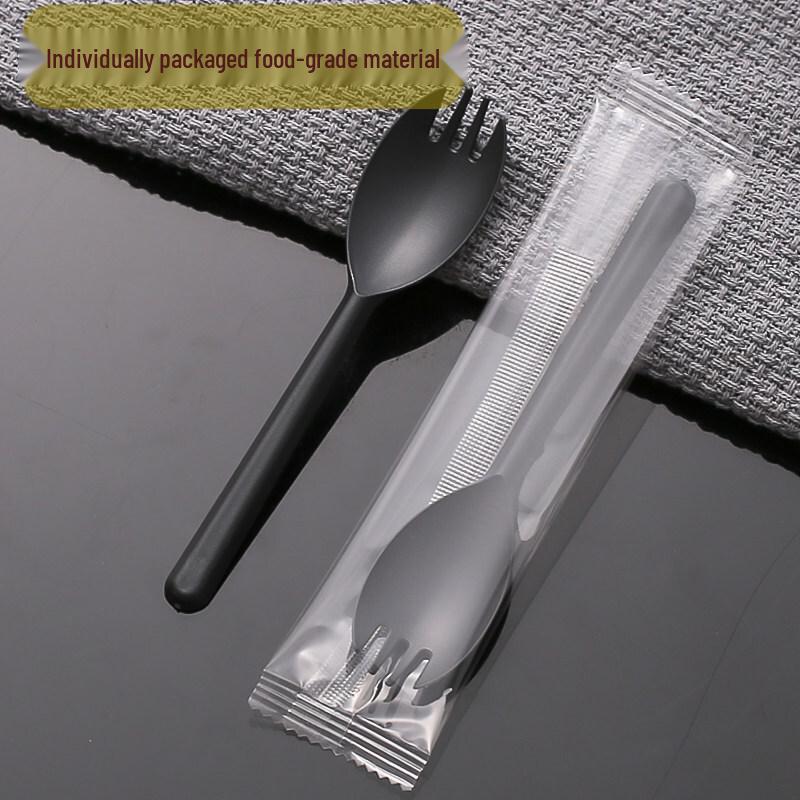 Disposable Black Cake Forks and Spoons