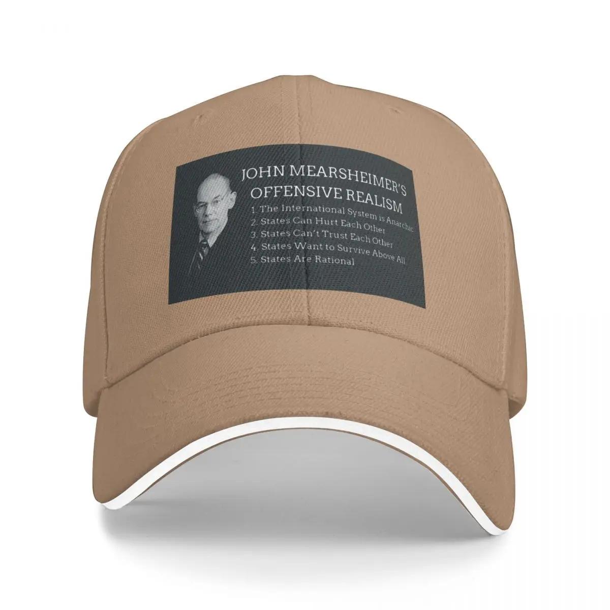 

John s Mearsheimer s Offensive Realism Baseball Cap fashionable black Designer Hat Women Beach Fashion Men s