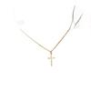 European-American Retro Geometric Cross Pendant Necklace for Women