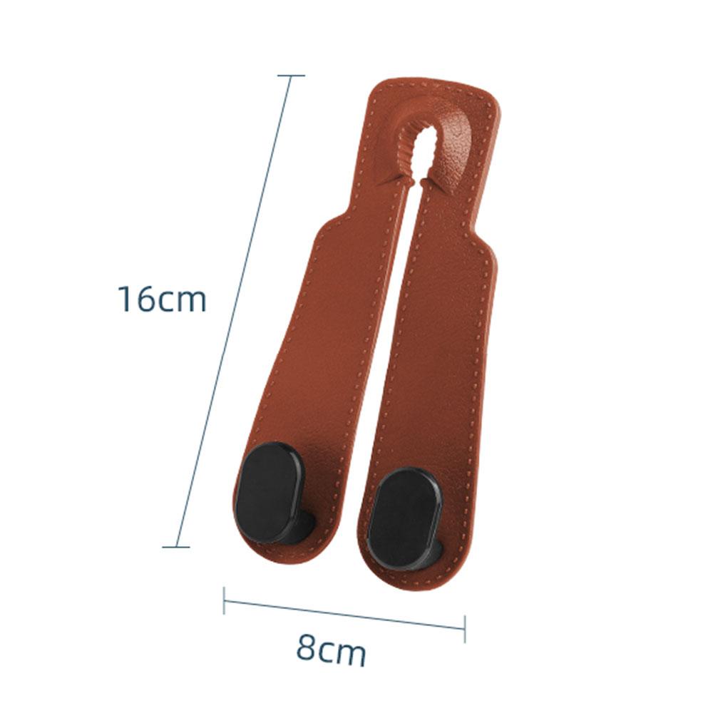 Soft Car Headrest Hooks Hanger for Bag Seat Back Organizer Holder Clips Auto Fastener Hooks Car Storage Hook Mobile Phone Holder