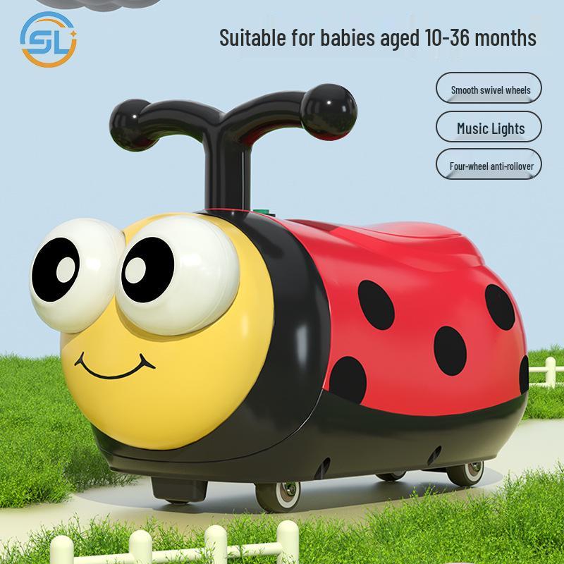 

New Baby Glider Four-Wheel Ride-On Slider Walker Toy Car
