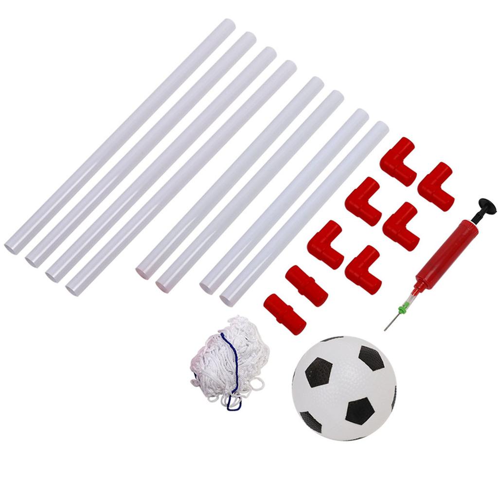 Indoor Outdoor Mini Children Football Soccer Goal Post Net Set with Ball Pump Kids Sport Toy