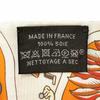 Excellent HERMES scarf Twilly Exposition Universelle Orange silk Women Used