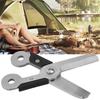2Pcs Mini Tragbare Edelstahl Anti Verloren Schlüsselanhänger Schere Outdoor Reise Schere