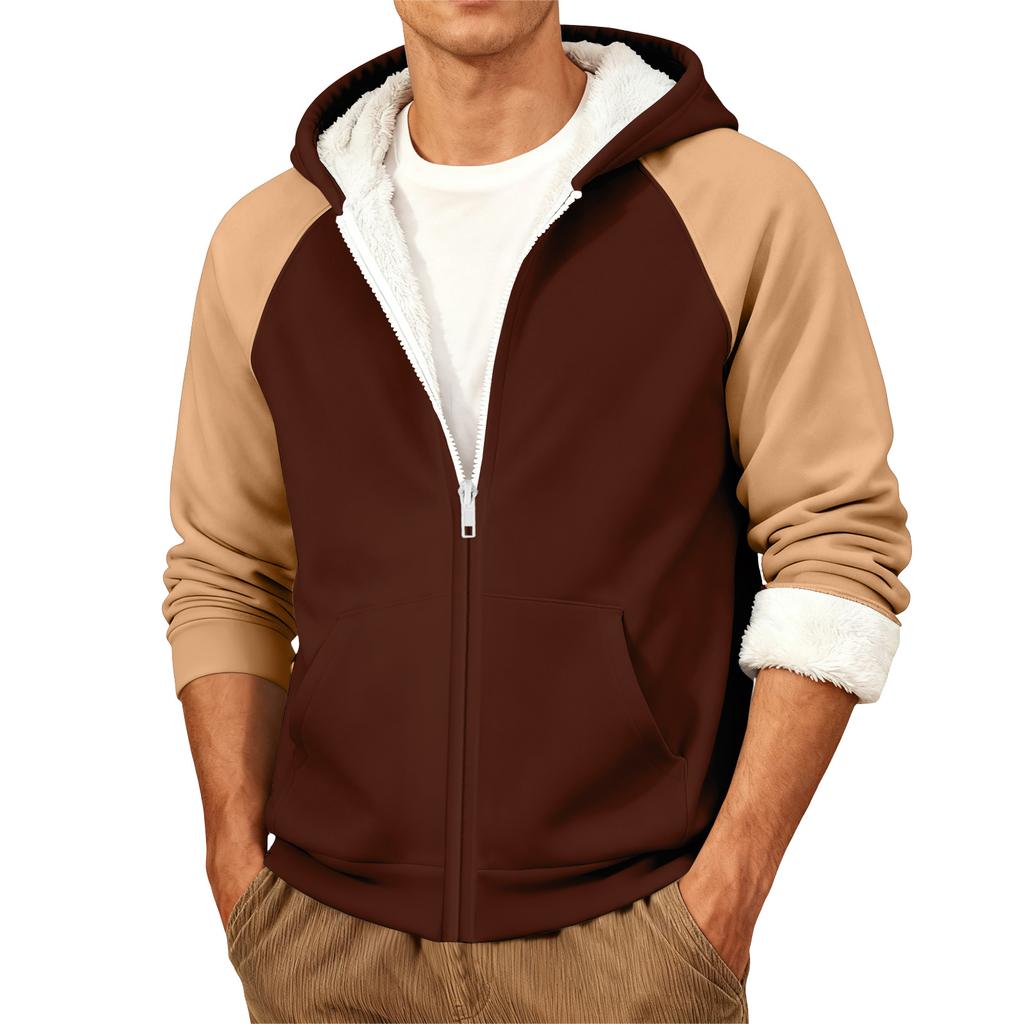 Ανδρικό Καθημερινό Ζεστό Μπουφάν με Κουκούλα