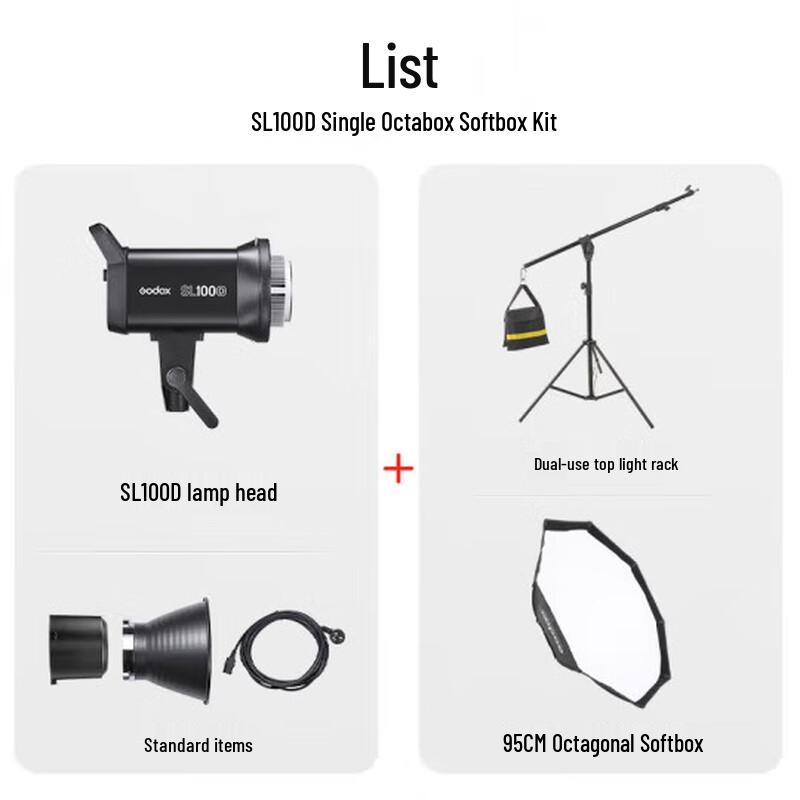 Godox SL100D Continuous LED Video Light Kit