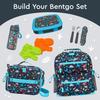 Bentgo Kids' Lunch Box with Kids' Print Dinosaur Design, Leak-Proof, 5-Compartment Bento Style, Ideal Meal Sizes for Kids Ages 3-7, Made with