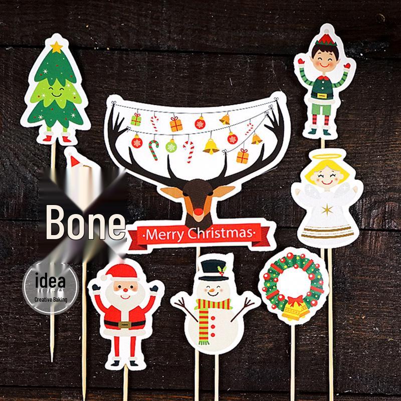 Dinosaur Cake Topper Set: 9-Piece T-Rex & Pterodactyl with Birthday Flag, Cartoon Design, Exquisite Packaging