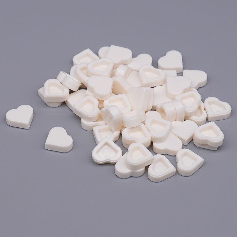 Handmade Small Building Blocks with Heart-Shaped Light Panels, Compatible with 39739 Flat Panels