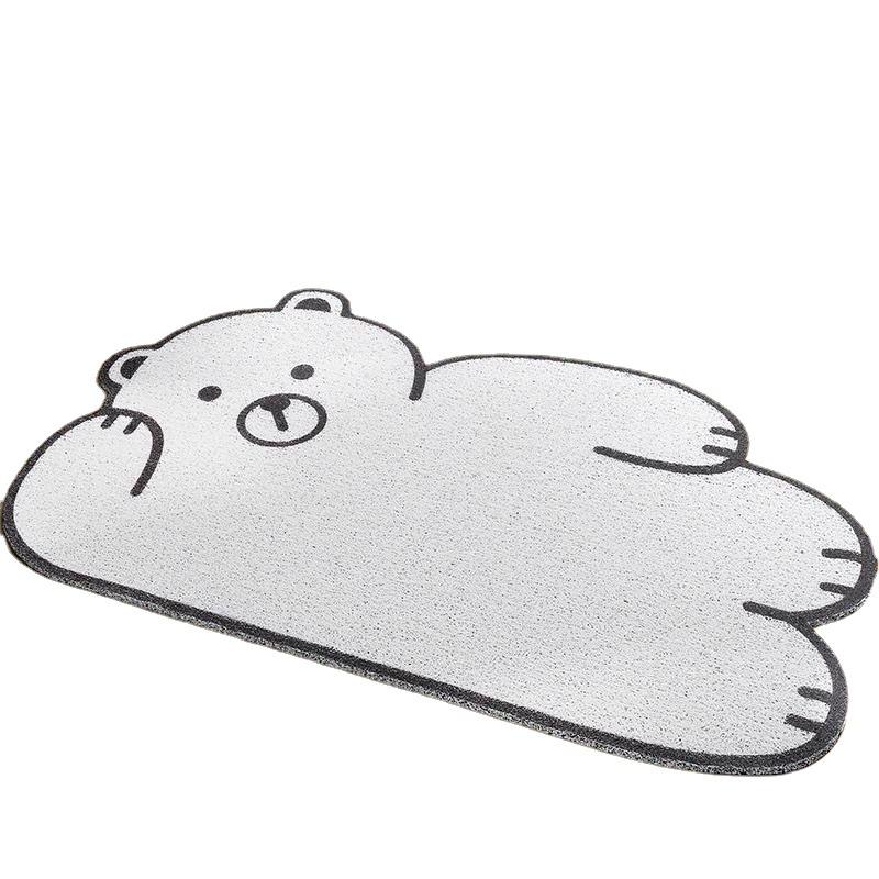 Silk Ring Cartoon Doormat - Non-Slip, Dirt-Resistant, Wear-Resistant Entrance Mat