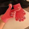 Knitted Winter Gloves Warm Skiing Gloves 2024 Touch Screen Gloves  Women Men