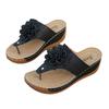 New Large Size Sandals Summer New Flower Open Toe Cool Slippers European and American Sandals Comfortable