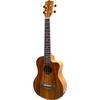 S.Yairi YU-T-01KE Electric Ukulele with Preamp, Tenor Size, Koa Wood, Geared Tuners, and Gig Bag Included