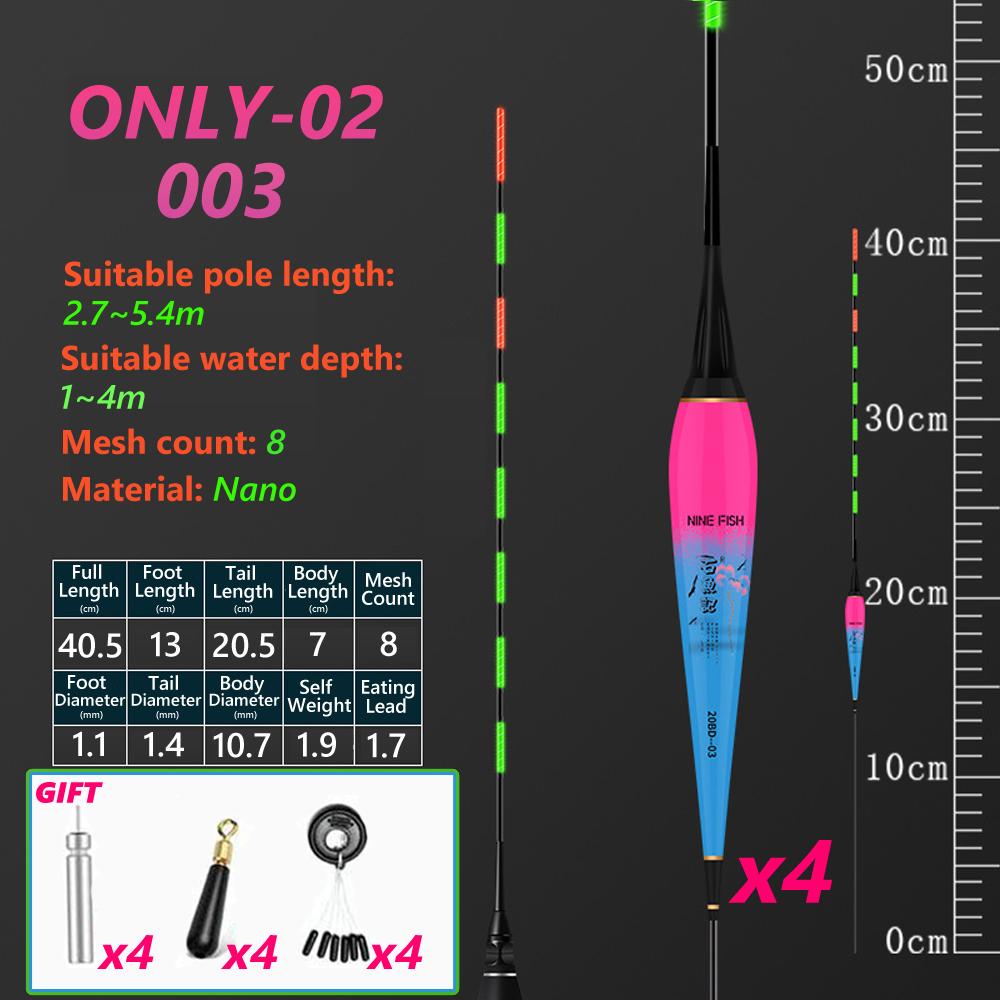2/4 Stück intelligente nanoelektronische Fischschwimmer, hochempfindliches Wasser, schattenloses Nachtlichtschwimmer, LED-Farbwechsel, automatischer elektronischer Nachtschwimmer