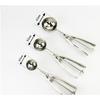 Stainless Steel Spoon with Spring Handle for Kitchen Ice Cream Fruit Cake