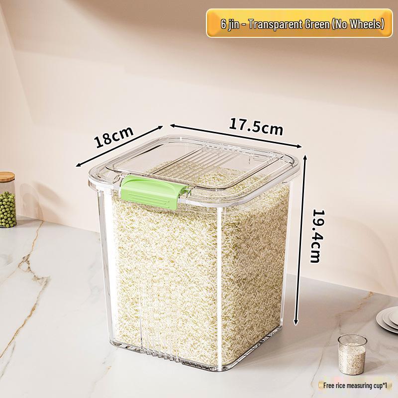 Pest-Proof Moisture-Proof Rice Flour Storage Jar | Food-Grade Large Capacity Container