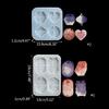 Circle Heart Pentagon Listing Silicone Pendant Molds for Home Decor Jewelry Tool
