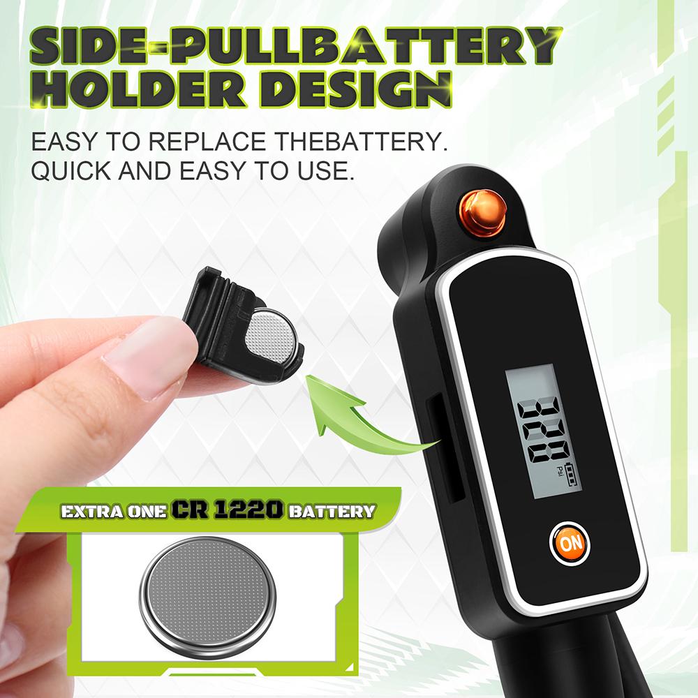 BUCKLOS Bicycle Pump Portable MAX 320PSI Air Inflator Hand Tire High Pressure Air Pump with Digit Display AV FV Valve Pump Tool