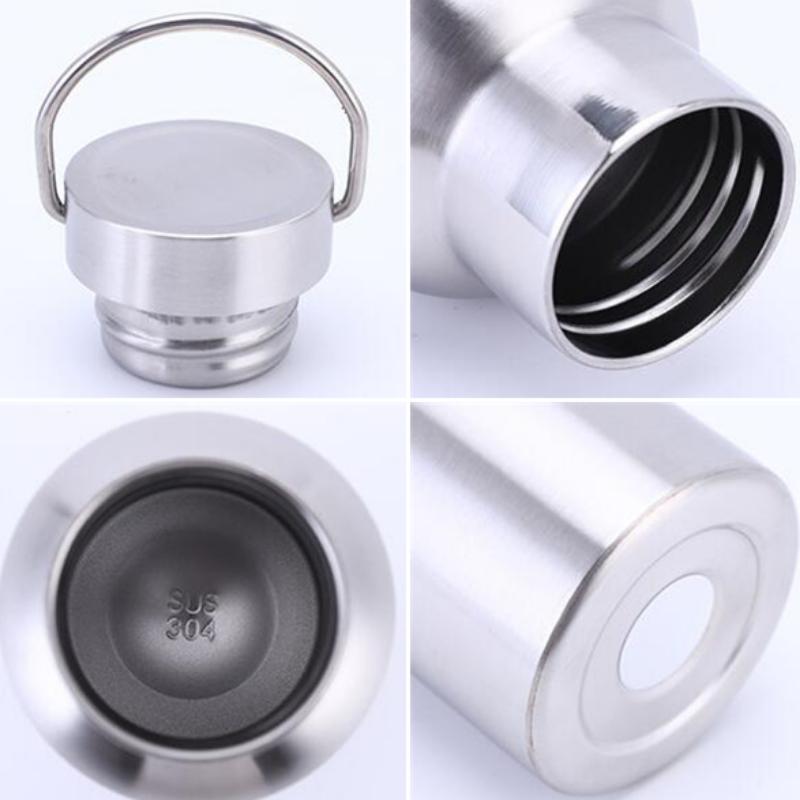 350/500/1000ml Double Wall Stainles Steel Water Bottle Thermos Bottle Hot and Cold Insulated Vacuum Flask Sport Travel Camping