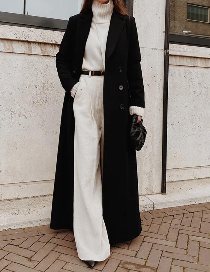 Damen Langarm Herbst Winter Mantel Y2K Locker Lang Übergröße Warme Mäntel Jacke Oberbekleidung