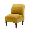 1Pc Solid Color Fashion Armless Accent Chair Cover DIY Polyester Fiber Stretch Slipcovers Protector Velvet Single Sofa covers