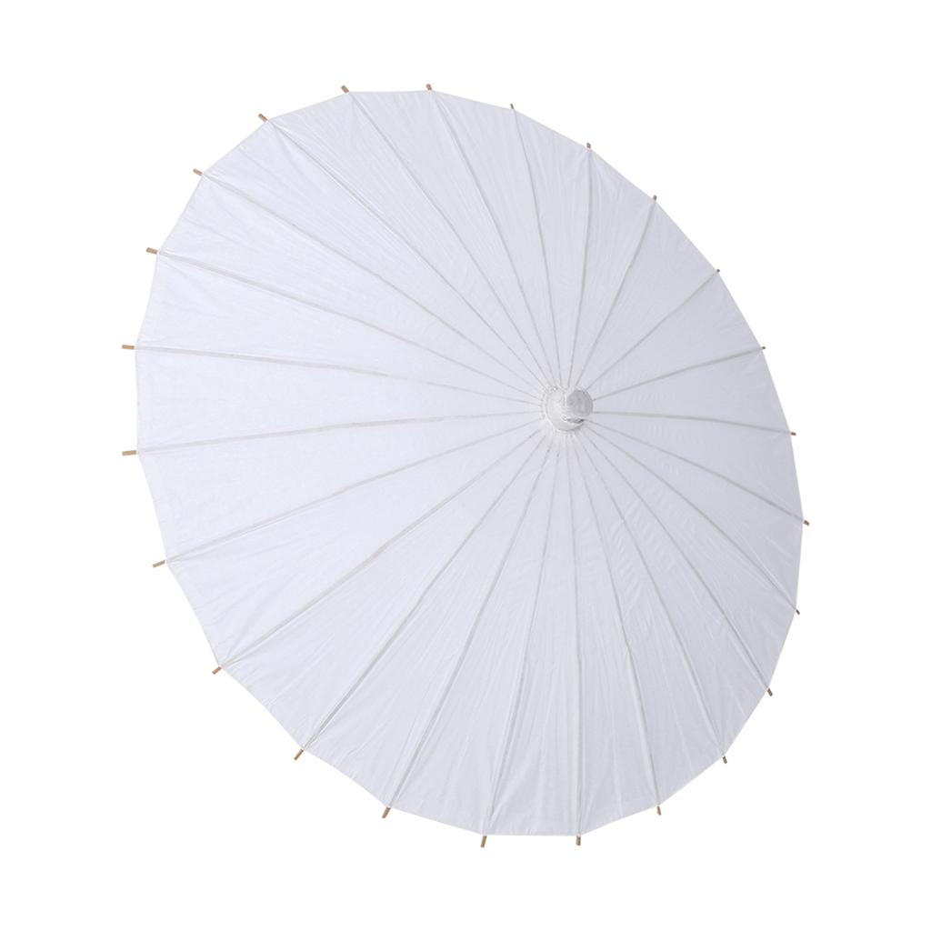 White Paper Umbrella Wedding Favor Party Decoration Bridal Photograph Accessory Art Display