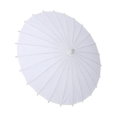 Deštník z bílého papíru Wedding Favor Party Dekorace Svatební fotografie Příslušenství Radius 42 cm
