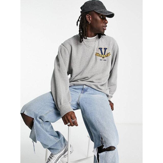 

Толстовка Vans светло-серого цвета