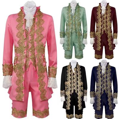 Outfit Men's Medieval Court Cosplay Costume  Halloween